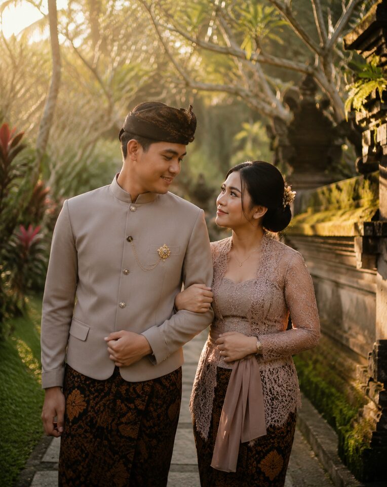 Foto prewedding pasangan di Bali