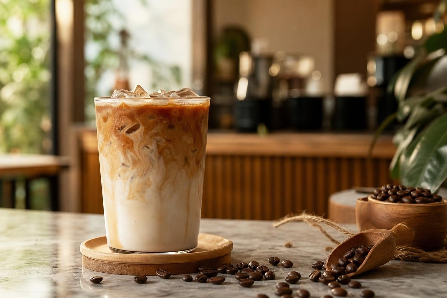 Foto AI menu kopi cafe Indonesia