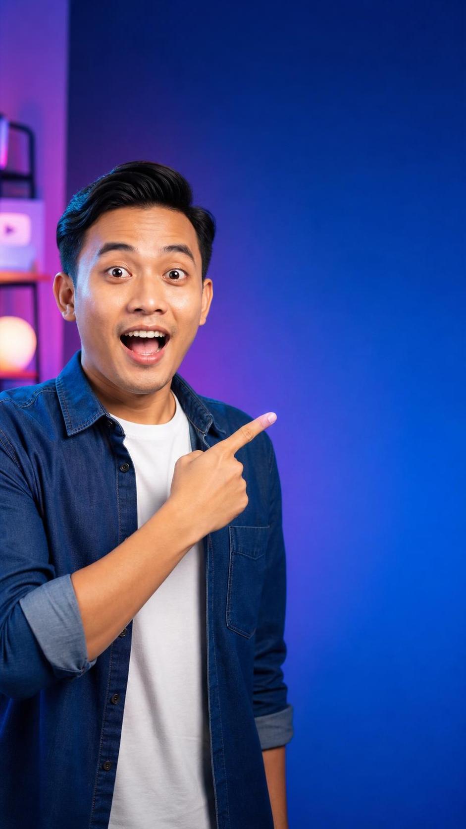Foto AI thumbnail YouTube Indonesia
